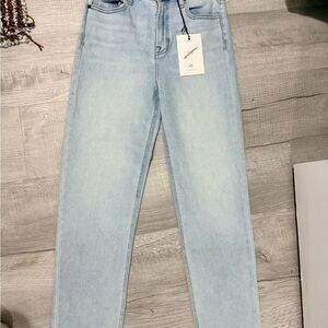 Classic Light Blue Straight Leg Jeans